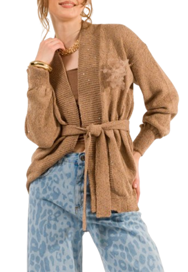 Kontatto - Cardigan con Cintura