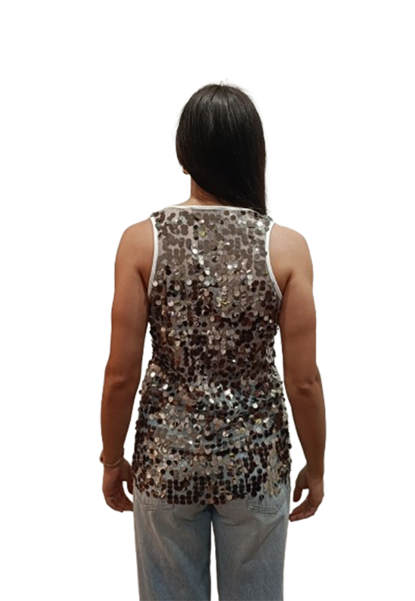 Brand Unique - Canotta Paillettes