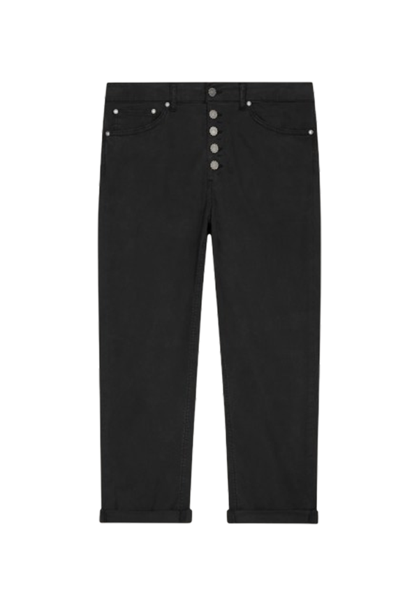 Dondup - Pantaloni Koons loose in armatura di lyocell e cotone