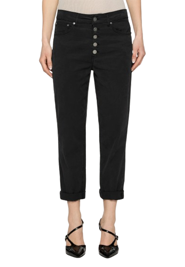 Dondup - Pantaloni Koons loose in armatura di lyocell e cotone