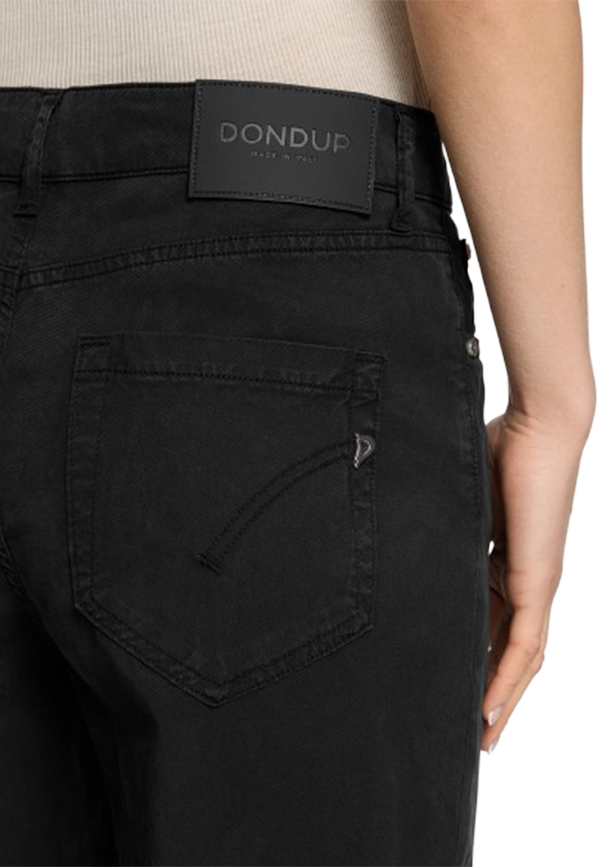 Dondup - Pantaloni Koons loose in armatura di lyocell e cotone