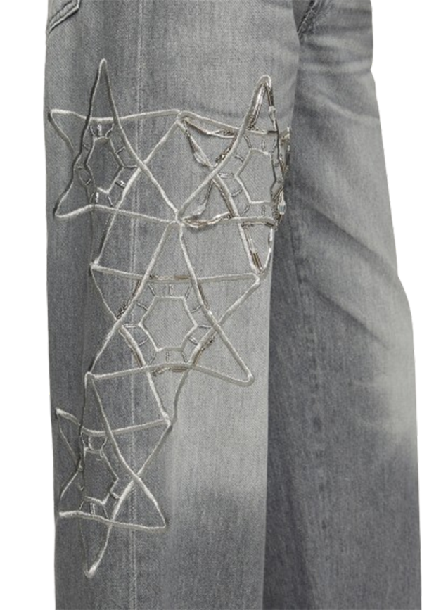 Dondup - Jeans Mabel wide leg in denim fisso