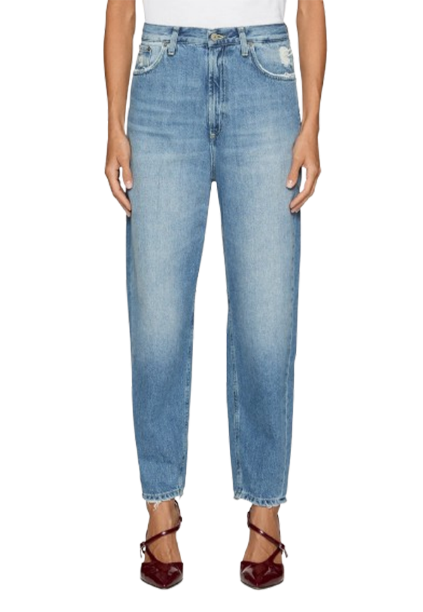 Dondup - Jeans Bessie loose in denim fisso