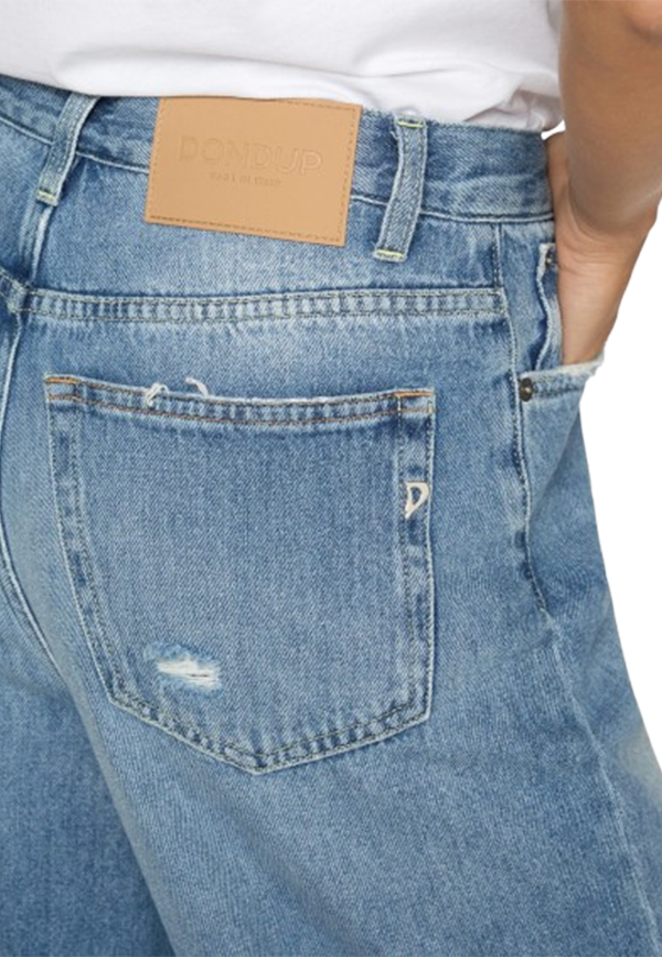Dondup - Jeans Bessie loose in denim fisso
