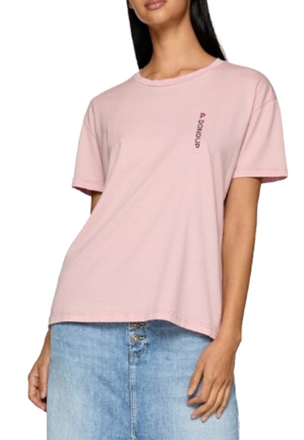 Dondup - T-shirt girocollo regular in jersey