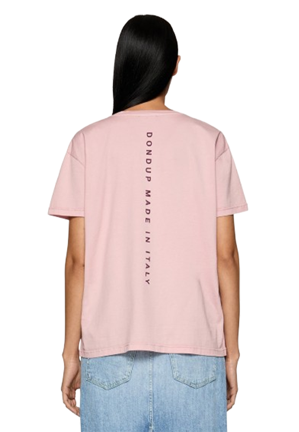 Dondup - T-shirt girocollo regular in jersey