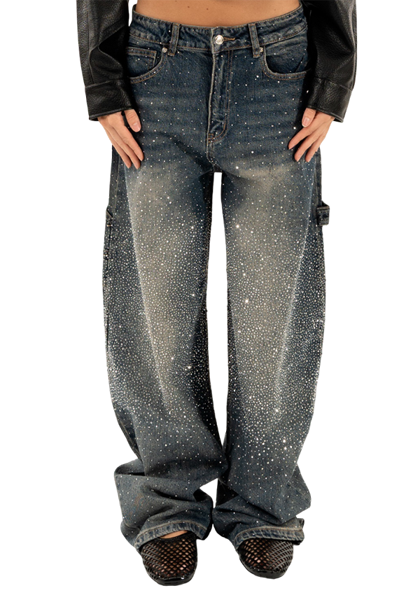 Kontatto - Denim Barrel Strass