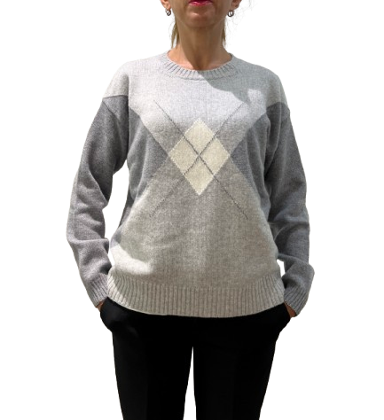 Kangra - Maglione con motivo a rombi