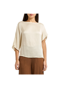 Manila Grace - Blusa asimmetrica