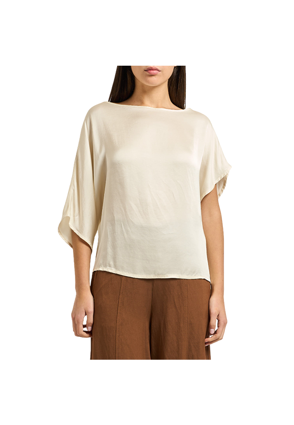 Manila Grace - Blusa asimmetrica