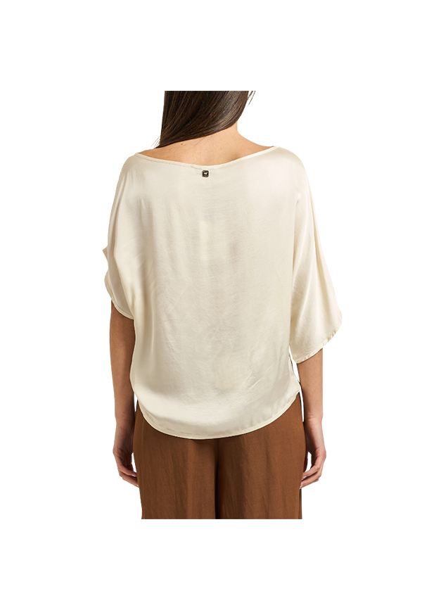 Manila Grace - Blusa asimmetrica