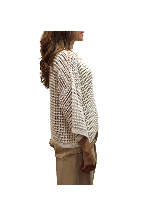 Jucca - Polo in maglia over a rete