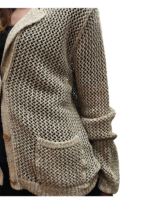 Kangra - Blazer punto rete con paillettes