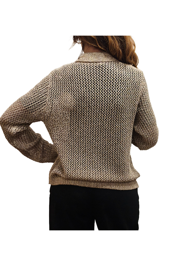 Kangra - Blazer punto rete con paillettes