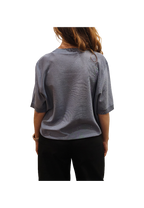 Kangra - Maglia girocollo con manica a tre quarti con micropaillettes