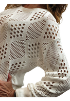 White Wise - Girocollo lavorazione traforo