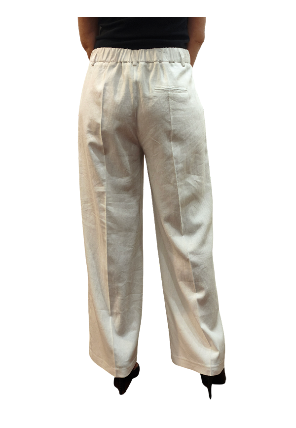 White Wise - Pantaloni ampi mistolino