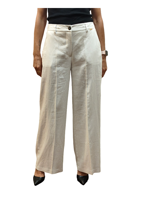 White Wise - Pantaloni ampi mistolino