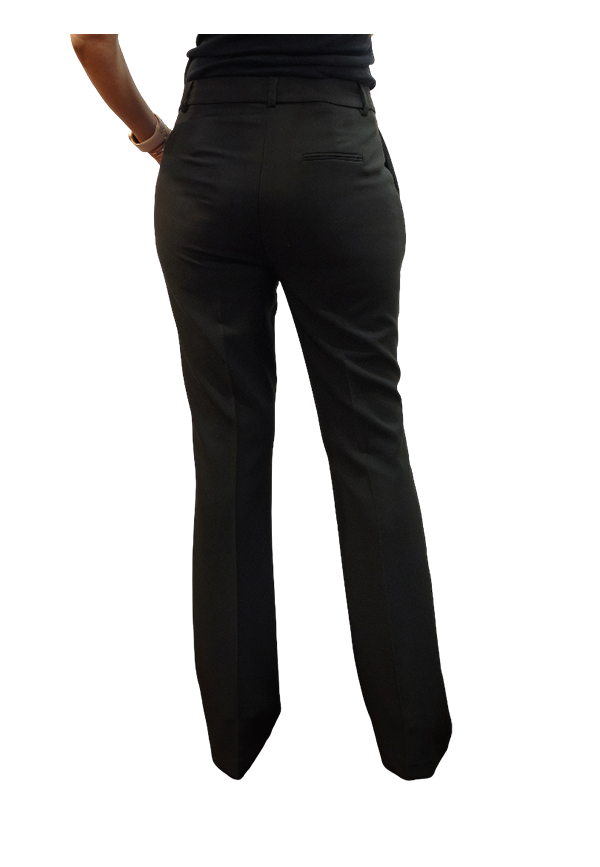 White Wise - Pantaloni a zampa Bi-stretch