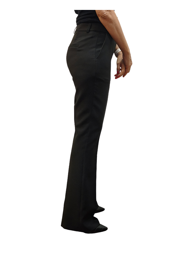 White Wise - Pantaloni a zampa Bi-stretch