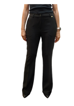 White Wise - Pantaloni a zampa Bi-stretch