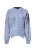 Dondup - Maglione Slim-fit crew-neck jumper in cable knit