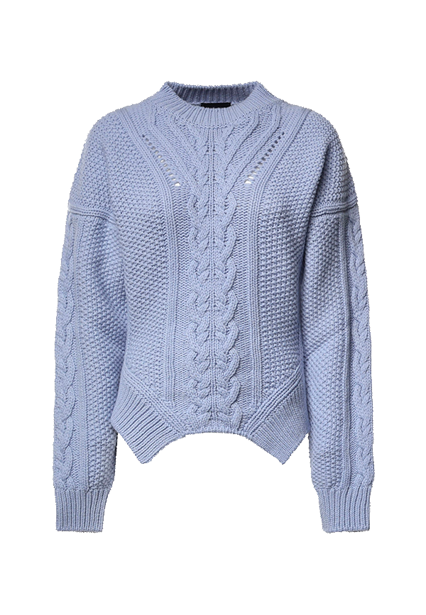 Dondup - Maglione Slim-fit crew-neck jumper in cable knit