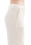 White Wise - Tailleur pantalone ampio e tasche a toppa