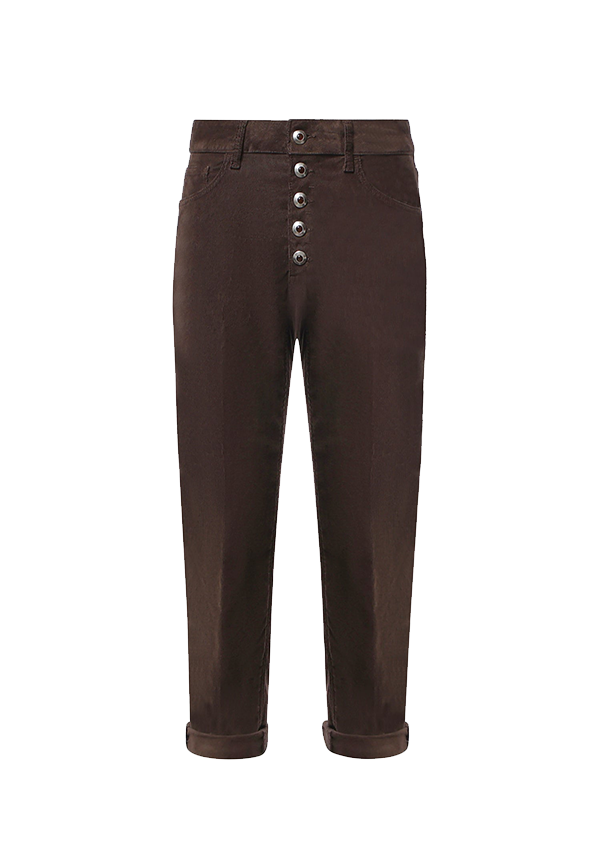 Dondup - Koons in velluto a coste loose-fit 5-pocket jeans