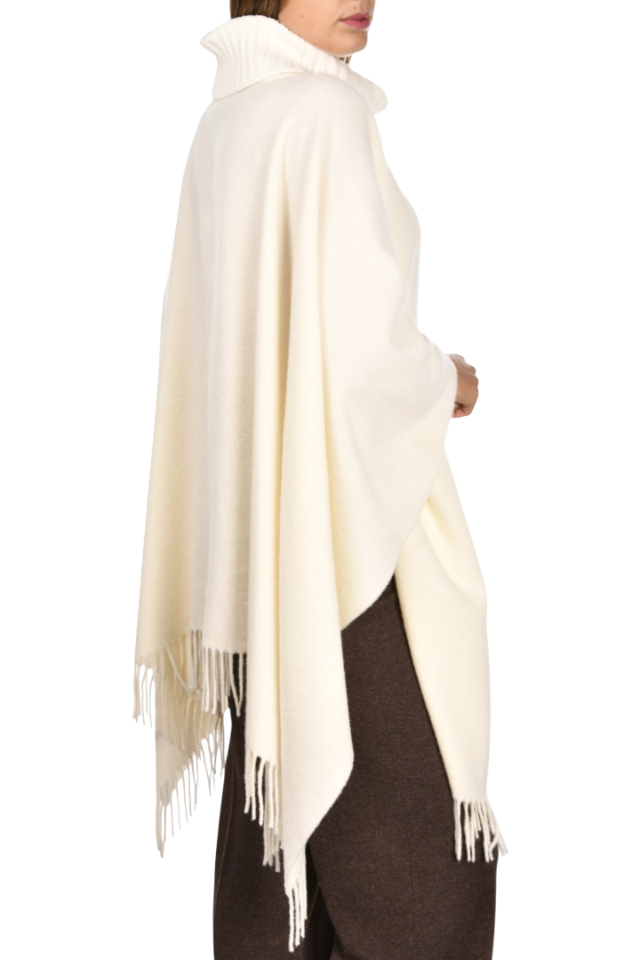 Gran Sasso - Poncho Jersey con frange
