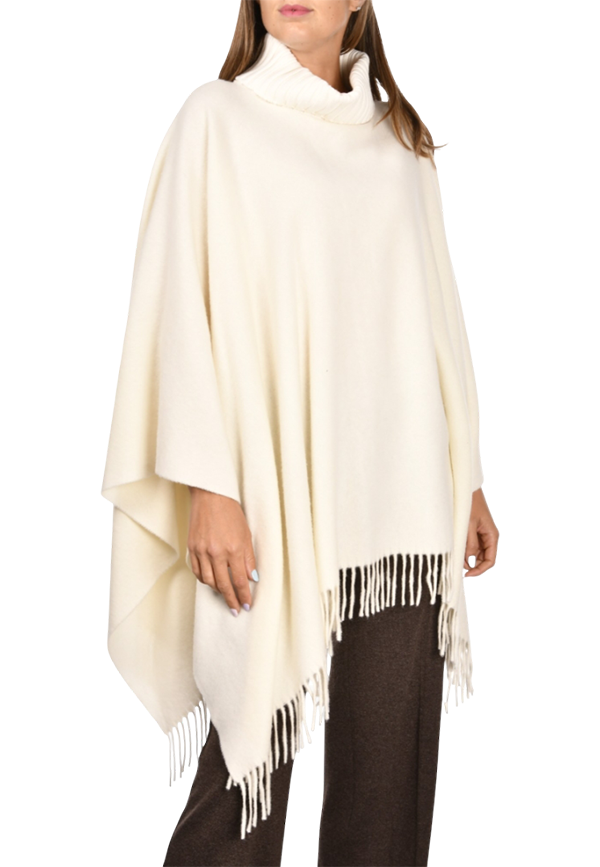 Gran Sasso - Poncho Jersey con frange
