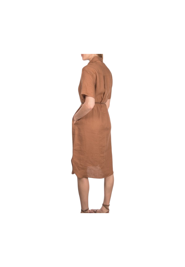 Gran Sasso - Abito midi jersey collo a polo