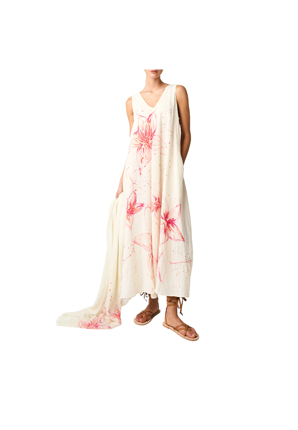 Alessia Santi - Abito in lino floreale