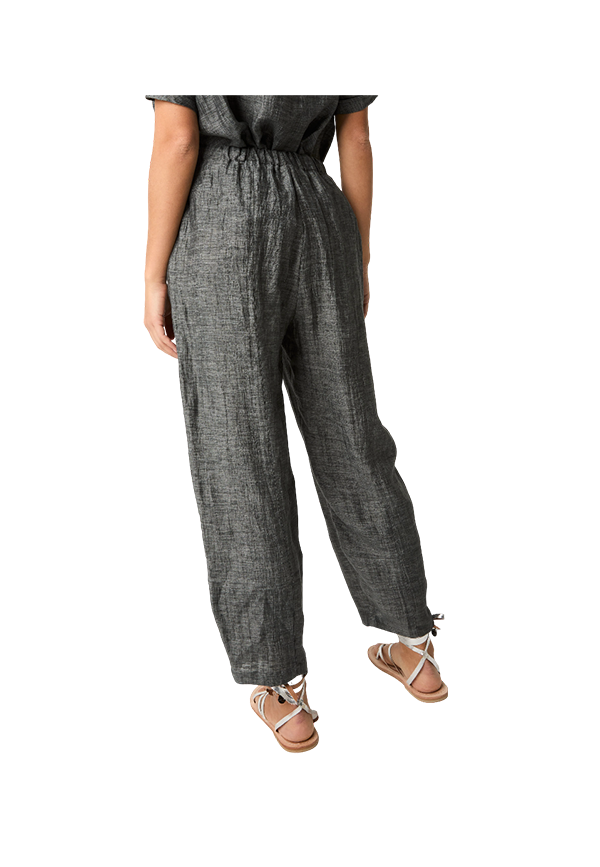 Alessia Santi - Pantaloni in lino con piega