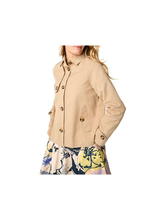 Alessia Santi - Trench corto con bottoni