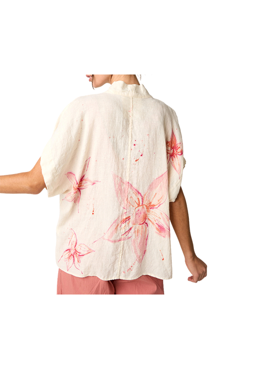 Alessia Santi - Giacca kimono con stampa floreale
