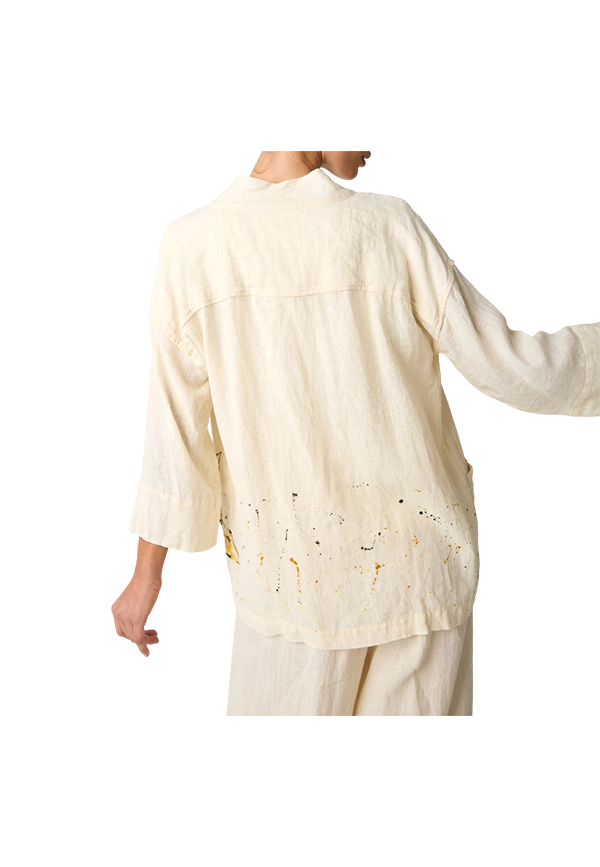 Alessia Santi - Giacca kimono con stampa floreale