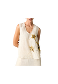 Alessia Santi - Top floreale con scollo a V
