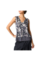 Alessia Santi - Top jacquard con scollo a V