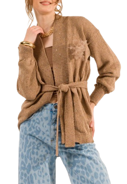 Kontatto - Cardigan con Cintura