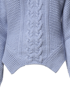 Dondup - Maglione Slim-fit crew-neck jumper in cable knit