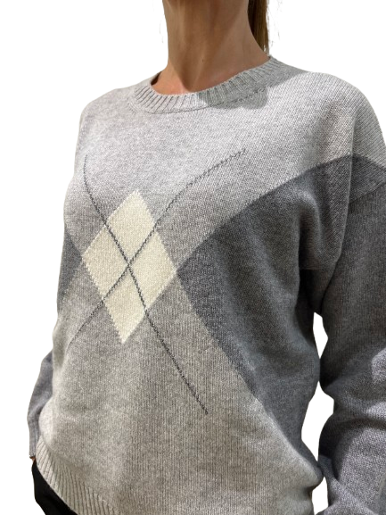 Kangra - Maglione con motivo a rombi