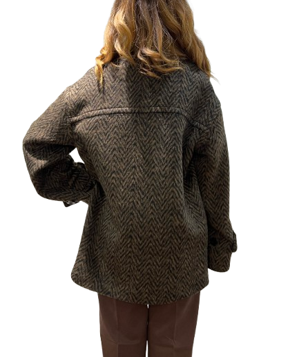 Dondup - Cappotto zebrato