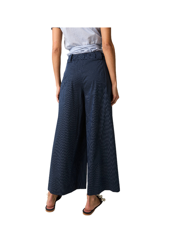 Alessia Santi - Pantaloni a palazzo con motivo check