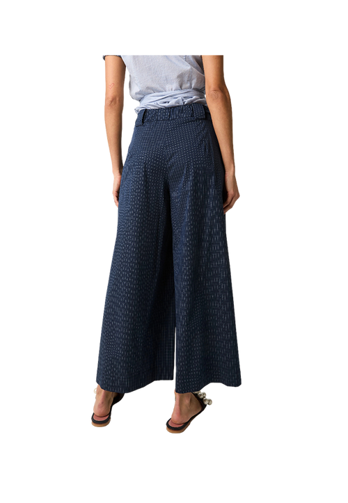 Alessia Santi - Pantaloni a palazzo con motivo check