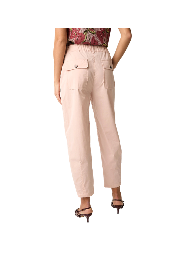 Alessia Santi - Pantaloni cropped in cotone stretch
