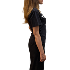 Emporio Armani - T-shirt in jersey organico con stampa logo ASV