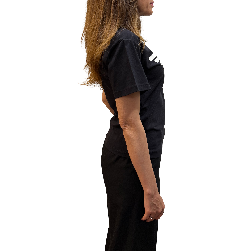 Emporio Armani - T-shirt in jersey organico con stampa logo ASV