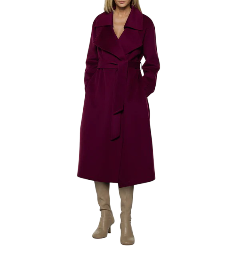 Simona Corsellini - Cappotto basic doppiato in lana