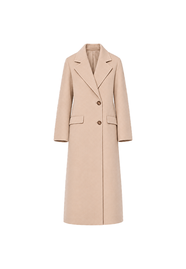 Manila Grace - Cappotto Lungo Monopetto